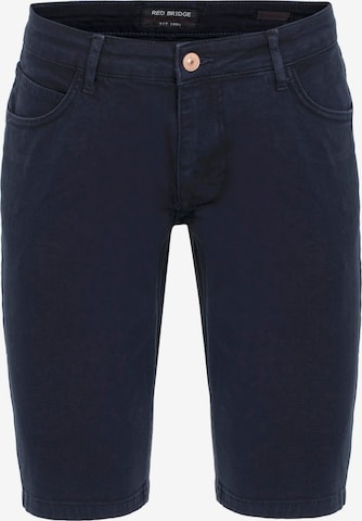 Redbridge Regular Chino Pants 'Rayleigh' in Blue: front
