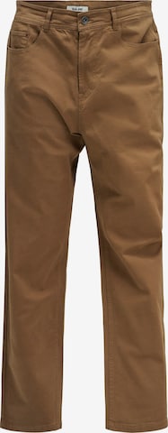 Salsa Jeans Regular Chino in Bruin: voorkant
