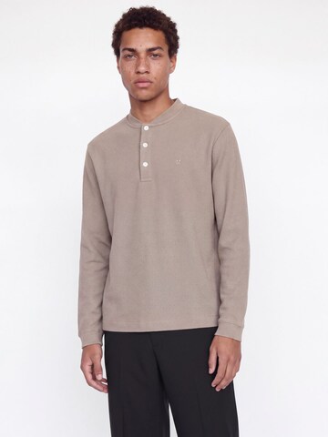 JACK & JONES - Sudadera en beige: frente