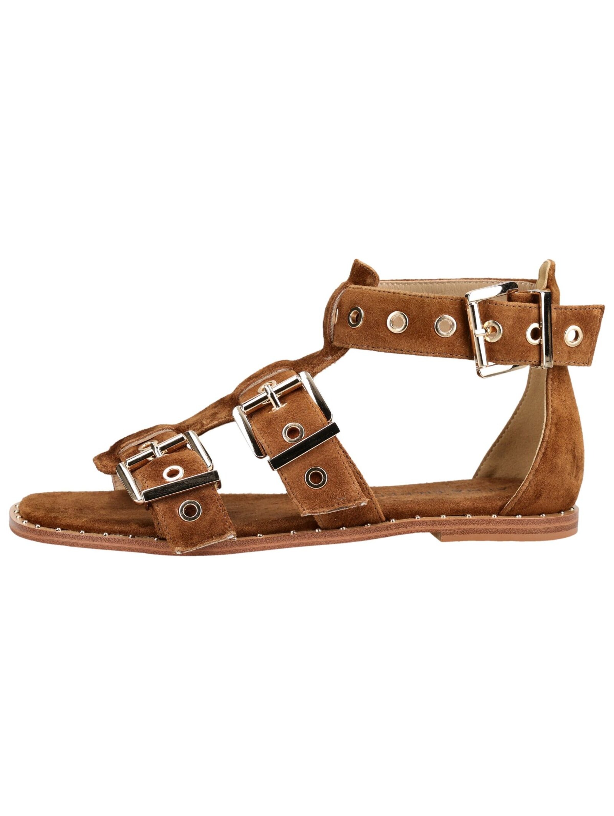 Alma En Pena Strap sandal in Brown
