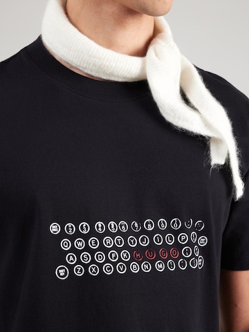 T-Shirt 'Deyss' HUGO en noir