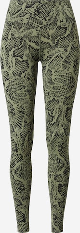 Hey Honey Workout Pants in Green: front