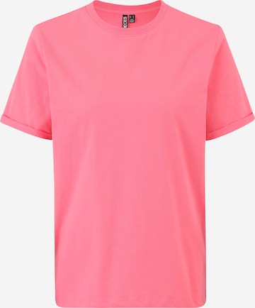 rožinė PIECES Marškinėliai 'PCRIA': priekis