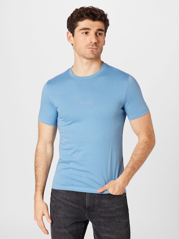 GUESS Shirt 'AIDY' in Blue: front