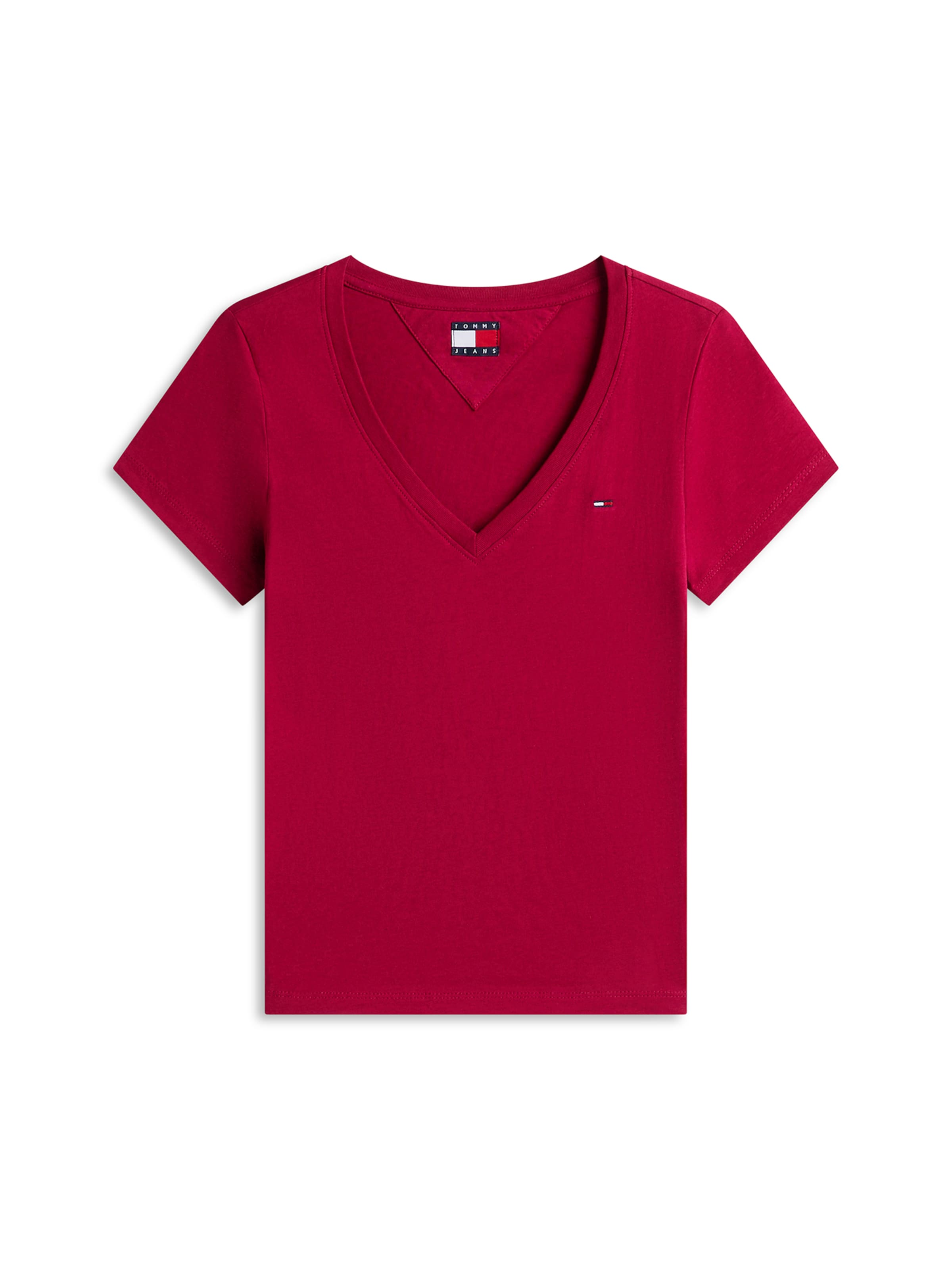 Tommy Jeans Μπλουζάκι σε κόκκινο: μπροστά