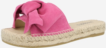 Mule 'CLEO' espadrij l´originale en rose : devant