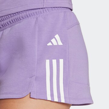 ADIDAS PERFORMANCE Regular Workout Pants 'Train Essentials' in Purple