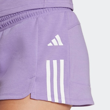 ADIDAS PERFORMANCE - Regular Calças de desporto 'Train Essentials' em roxo