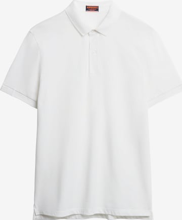 Superdry Poloshirt 'City' in Weiß: Vorderseite