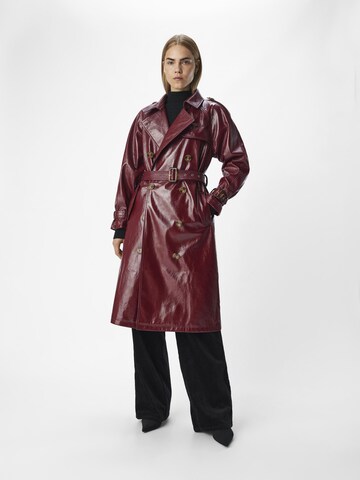 Manteau mi-saison 'Erika' OBJECT en rouge