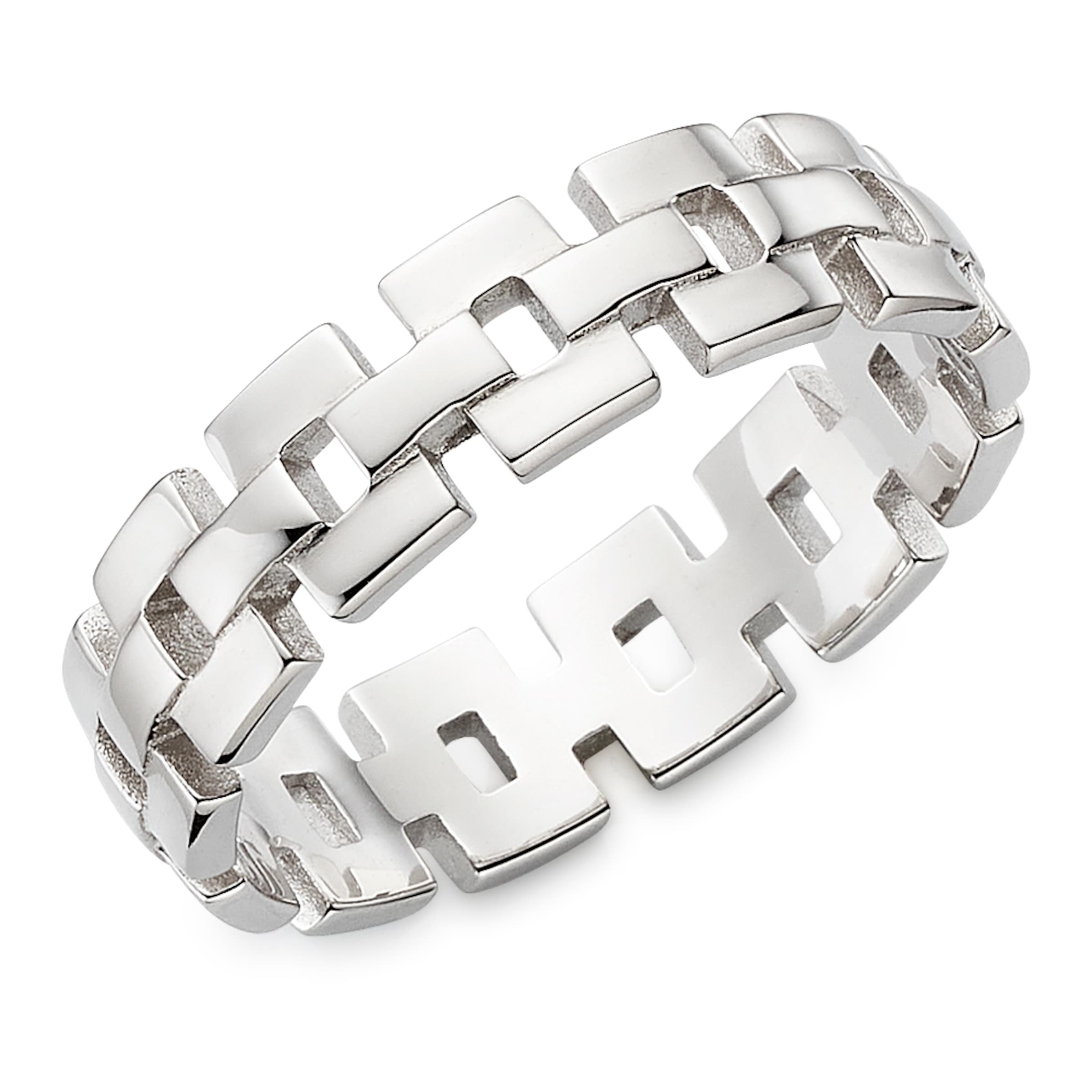 Aniston Ring in Silver: front