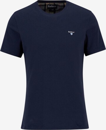 Maglietta 'TARTAN SPORTS TEE MTS0670' di Barbour in blu: frontale
