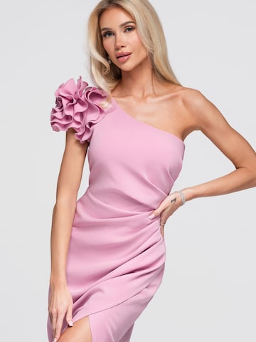 Ombre Avondjurk in Roze