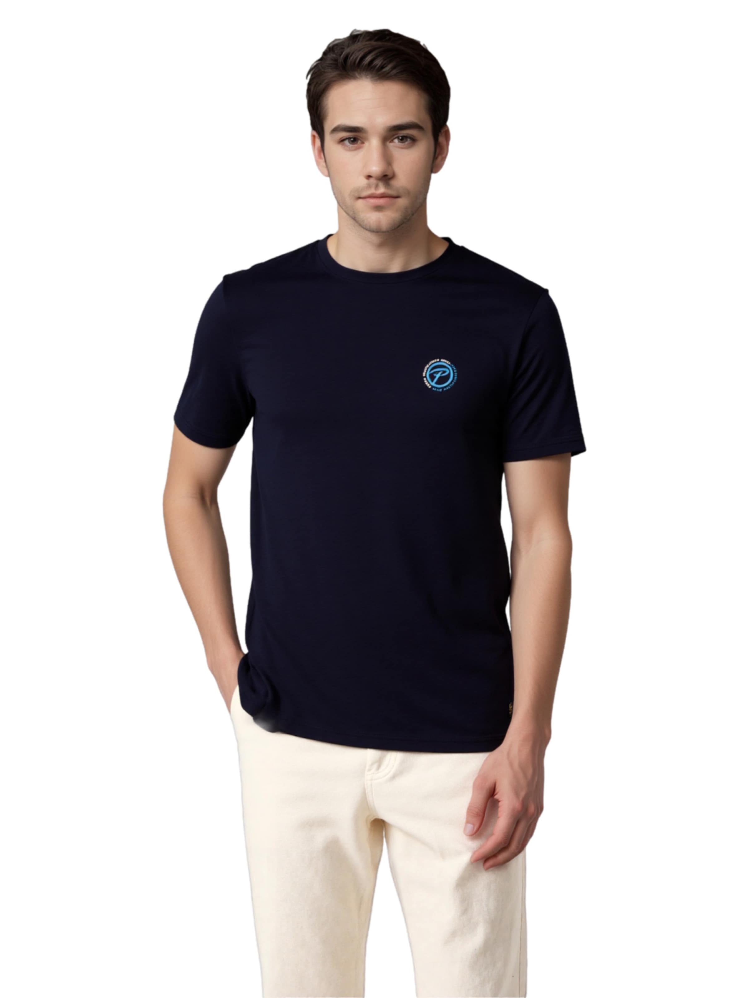 T-Shirt Petrol Industries en noir : devant