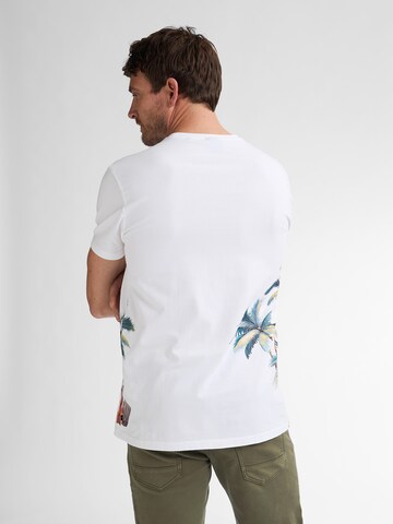 Petrol Industries T-Shirt 'Islandcrest' in Weiß