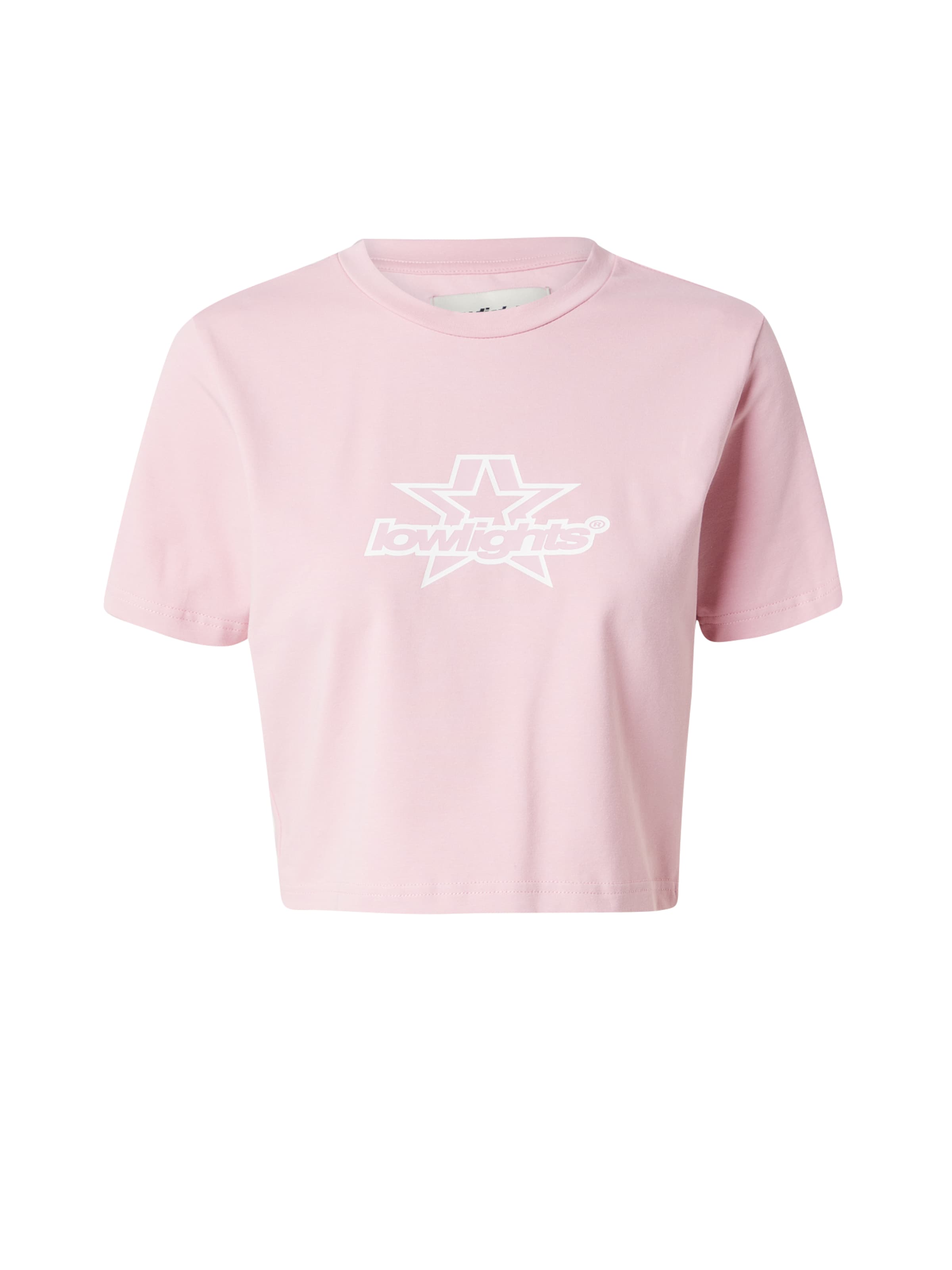 Low Lights Studios Koszulka 'SUPERSTAR' w kolorze różowy: przód