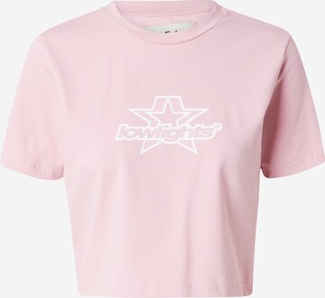 Low Lights Studios T-Shirt 'SUPERSTAR' in Pink: predná strana