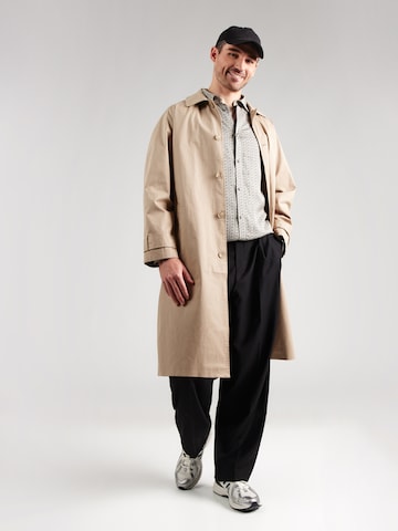 ARMANI EXCHANGE Regularny krój Koszula w kolorze beżowy