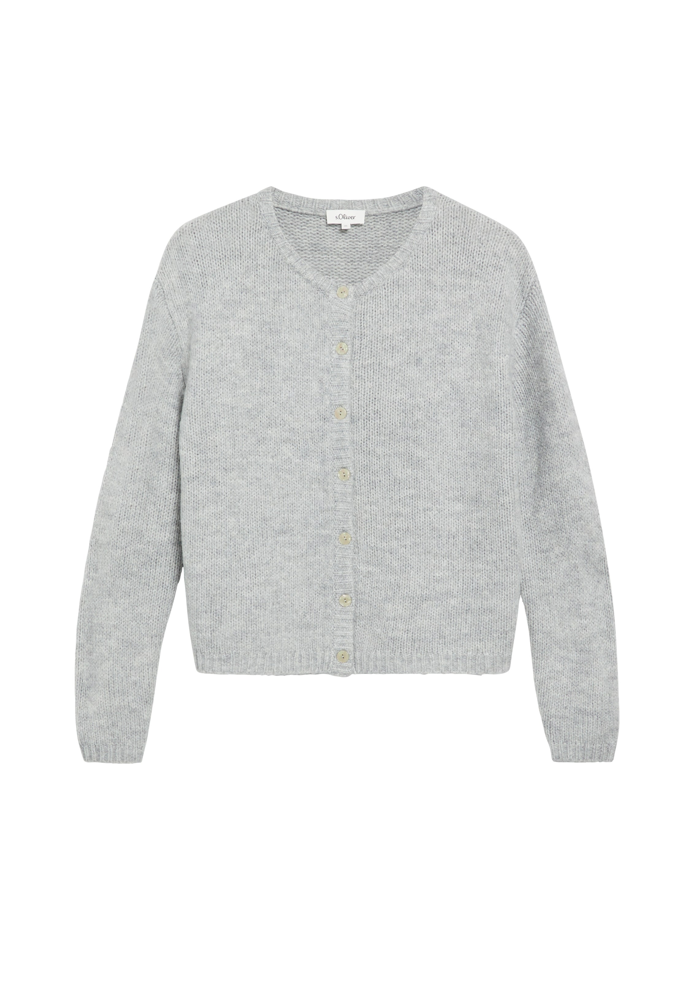 s.Oliver Knit cardigan in Grey: front