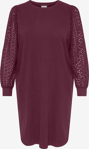 ONLY Carmakoma - Vestido 'CARDonna' en rojo: frente