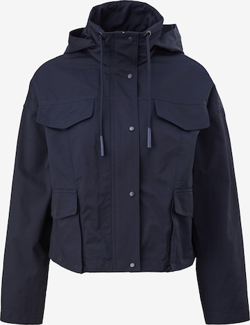 comma casual identity Between-Season Jacket in Blue: front