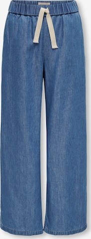 ONLY GIRLS Wide Leg Farkut 'KOGBea' värissä sininen: etupuoli