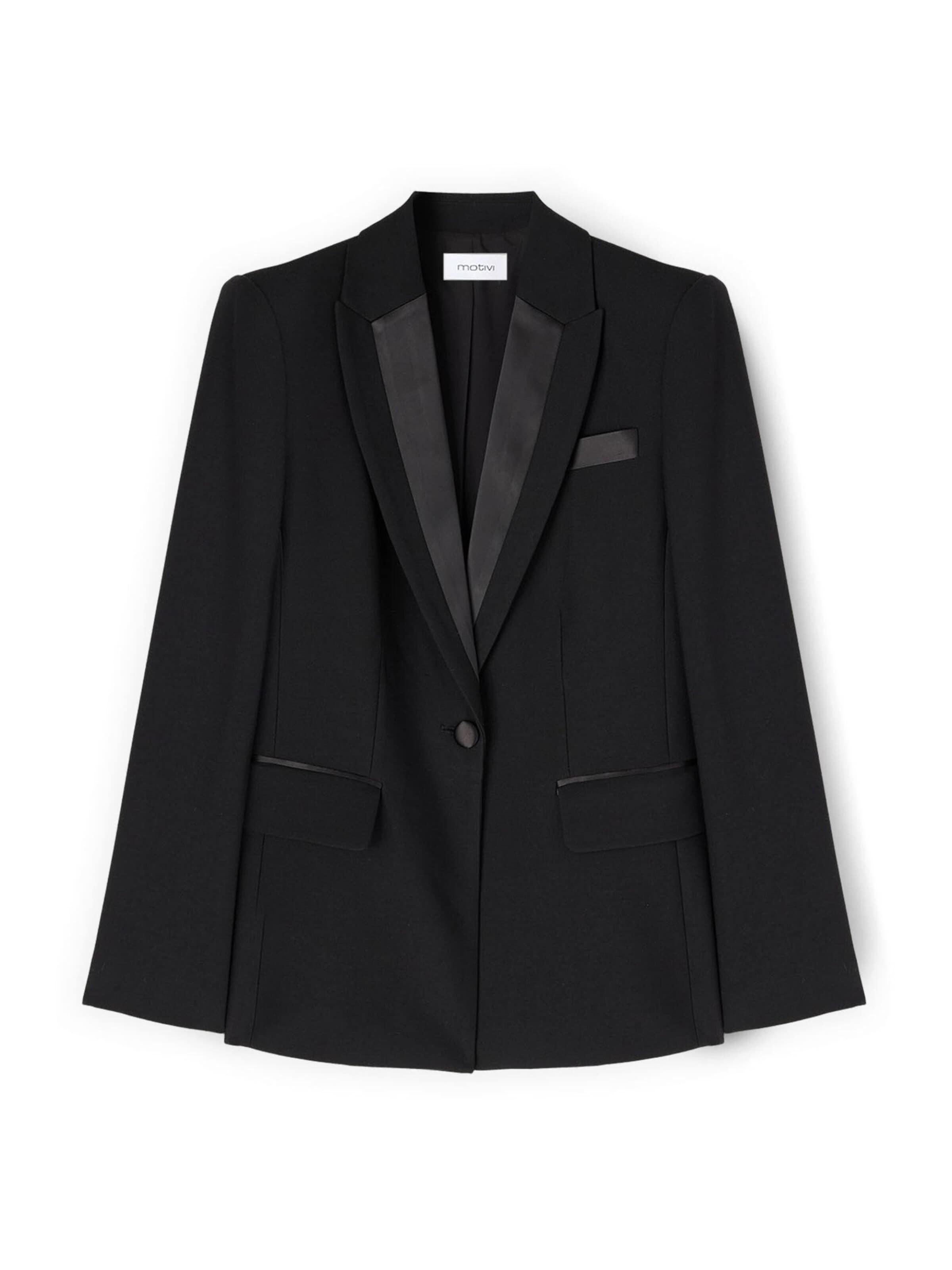 MOTIVI Blazer in Black: front