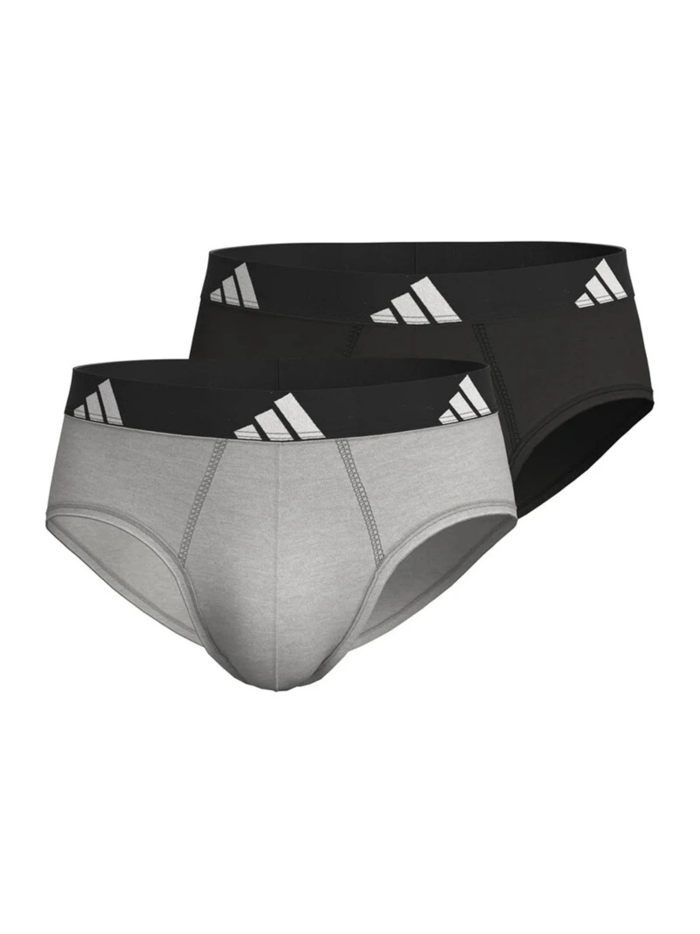ADIDAS SPORTSWEAR - Calzoncillo boxer 'Bipack slips adidas negro/blanco active flex cotton pack' en Mezcla de colores: frente