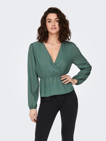 ONLY Blouse 'Palma' in Groen: voorkant