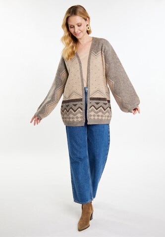 usha FESTIVAL Knit Cardigan in Beige