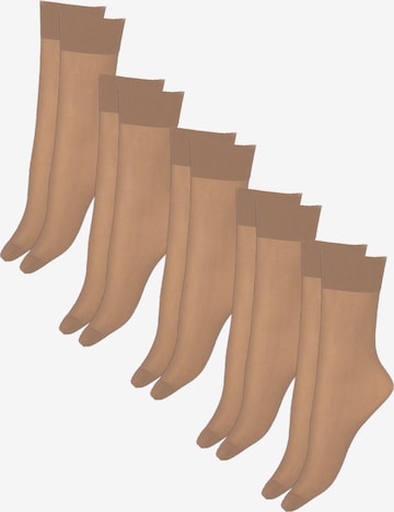 Esda Fine Stockings in Beige: front