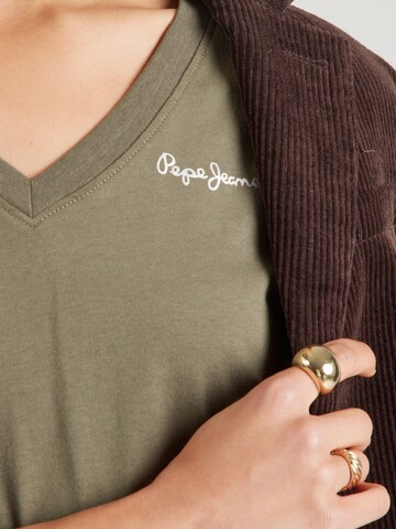 Pepe Jeans T-Shirt 'TOM' in Grün
