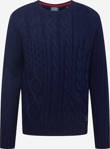 SCOTCH & SODA Trui in Blauw: voorkant