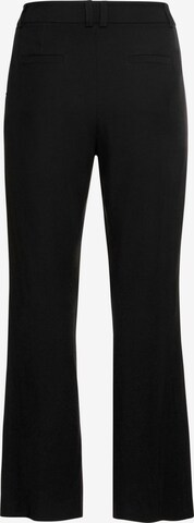 SHEEGO Boot cut Pleat-Front Pants in Black