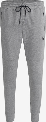 Spyder Tapered Sporthose in Grau: predná strana