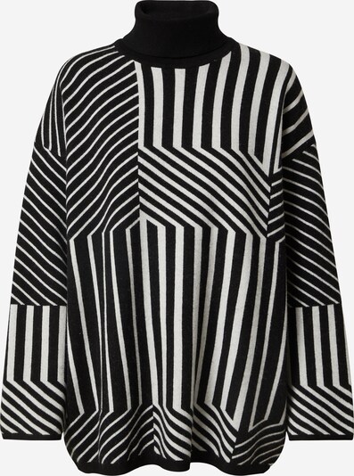 LA STRADA UNICA Sweater 'ABITA' in Black / White, Item view