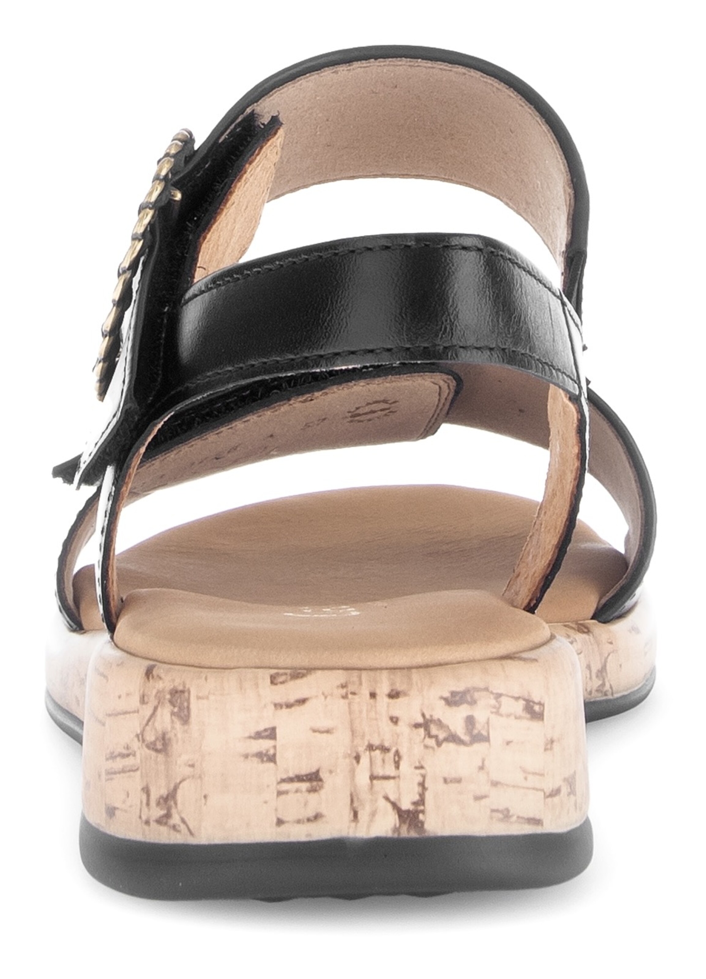 GABOR Strap sandal in Black