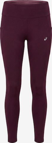 Skinny Pantaloni sportivi 'NAGINO' di ASICS in lilla: frontale