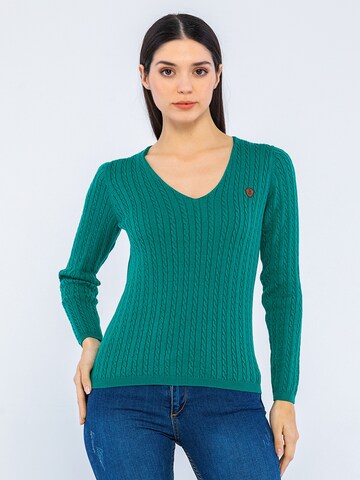 Giorgio di Mare Sweater 'Manon' in Green: front