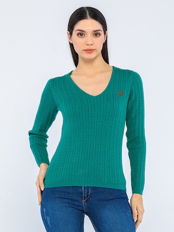 Giorgio di Mare Sweater 'Manon' in Green: front