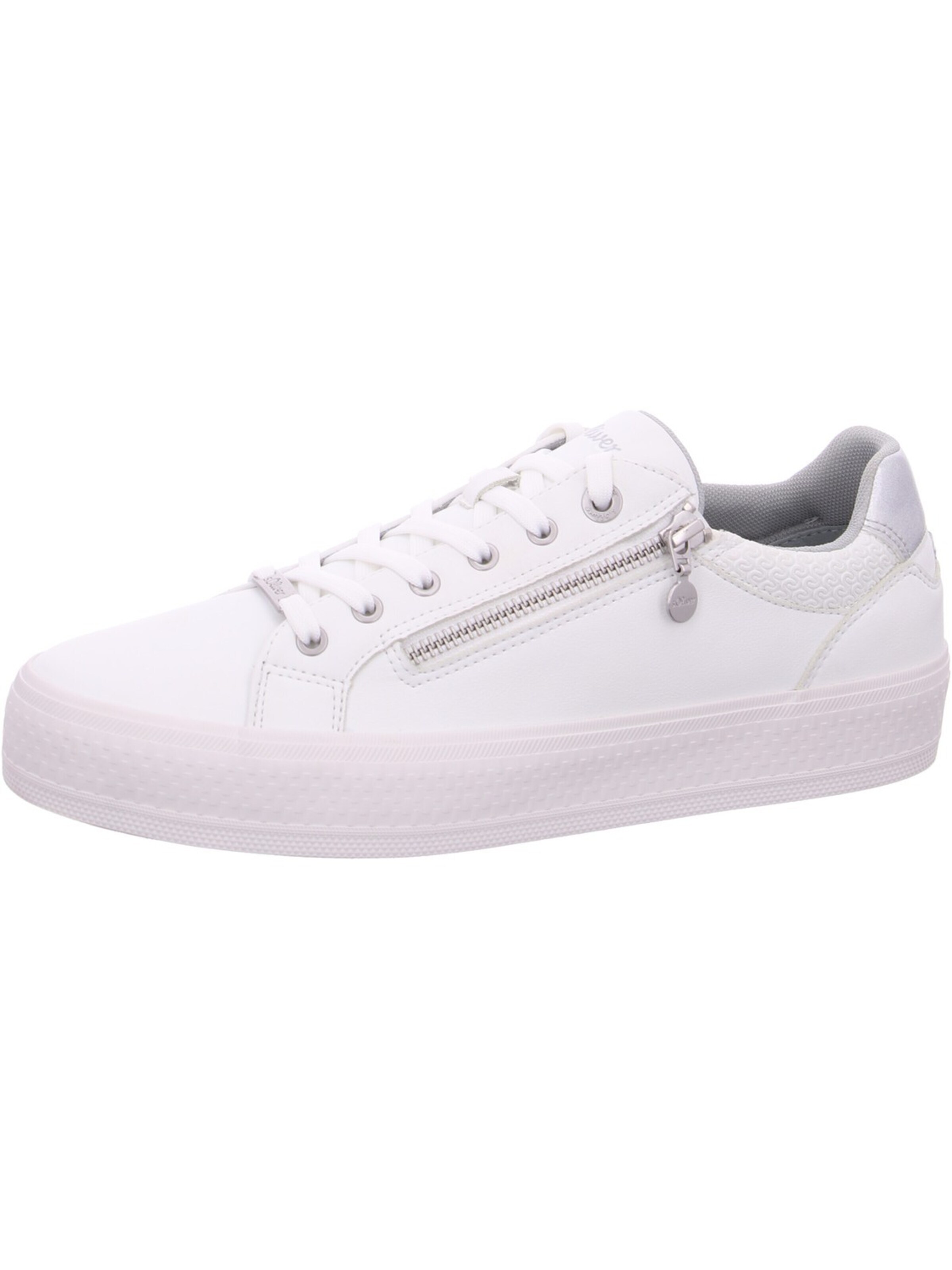 S. Oliver Sneaker low 's.Oliver Sneaker Weiß'‌‌‌ in Weiß: Vorderseite