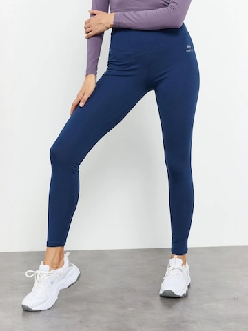 Tommy Life Skinny Leggings 'Gamaschen' - kék