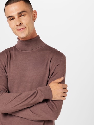 SELECTED HOMME Sweater in Purple