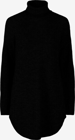 PIECES Curve Sweater 'Ellen' in Black: front