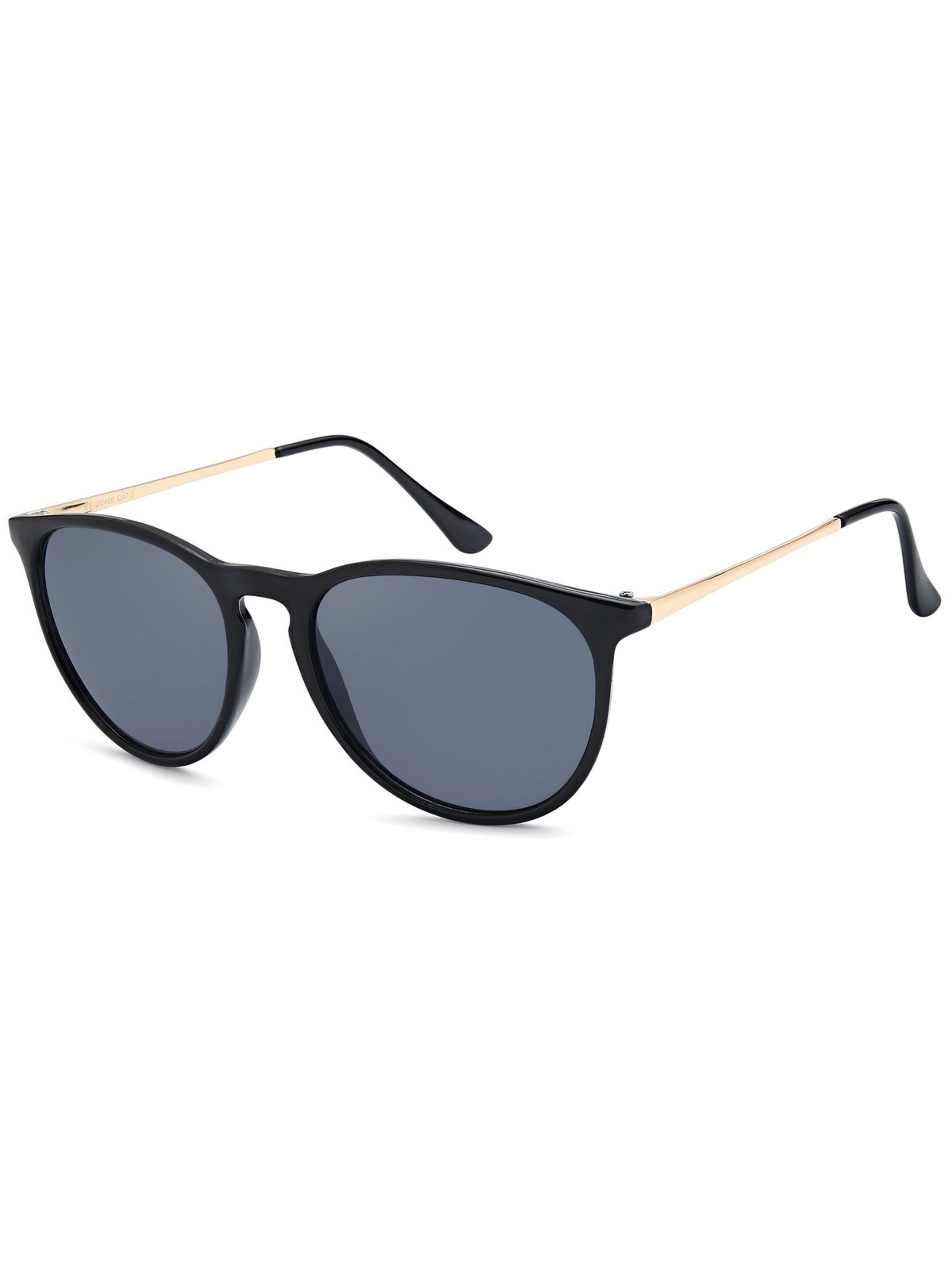 styleBREAKER Sonnenbrille 'Sonnenbrille mit ovalen Gläsern'‌‌‌‌ in Grau: Vorderseite