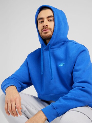 Sweat-shirt 'Club Fleece' Nike Sportswear en bleu