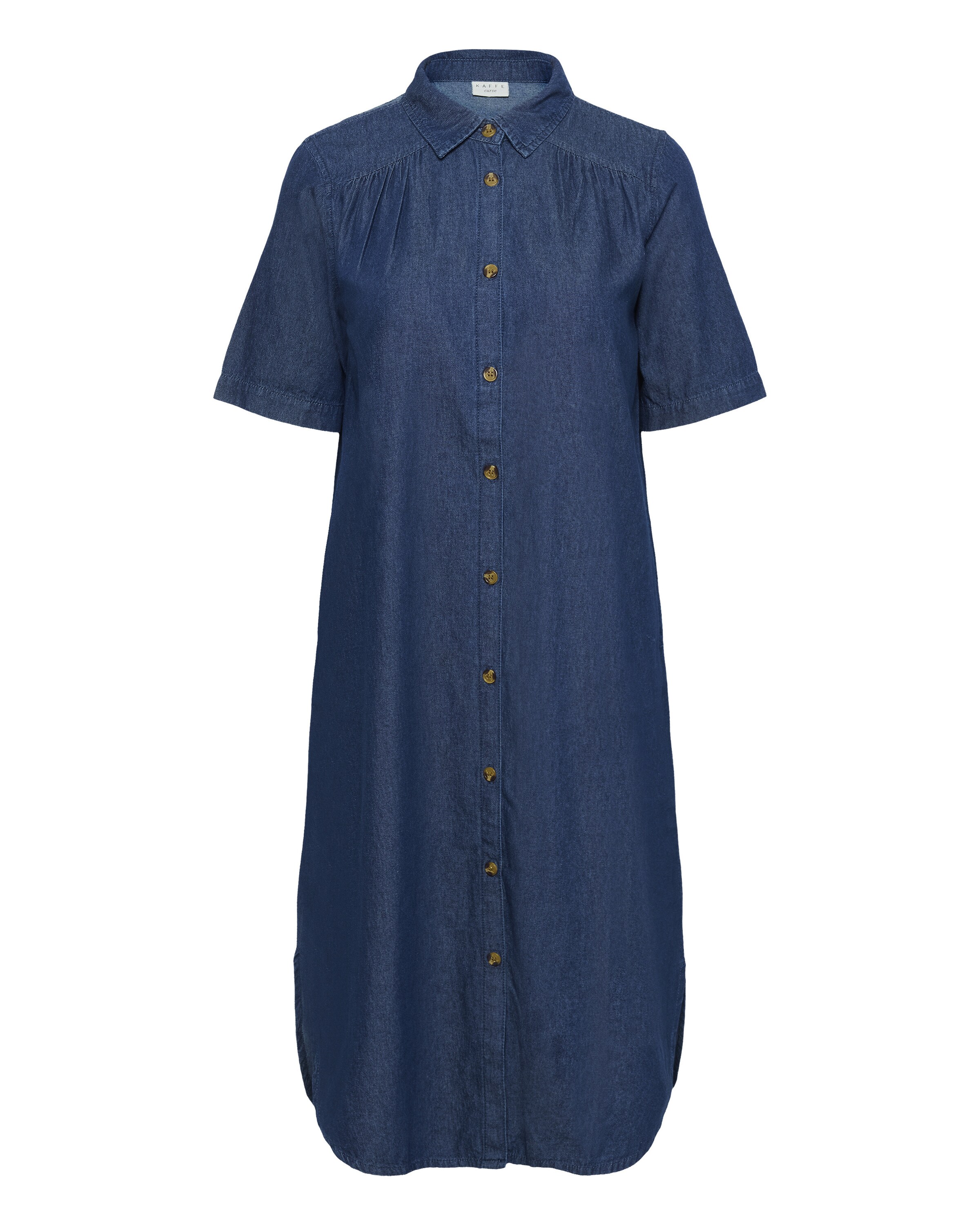 Abito camicia 'KCLouisa' di KAFFE CURVE in blu: frontale