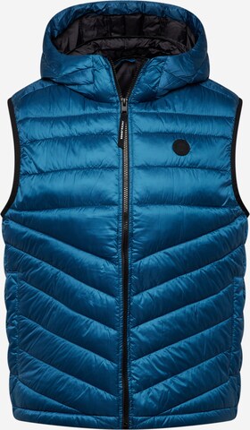 JACK & JONES Bodywarmer 'HERO' in Blauw: voorkant