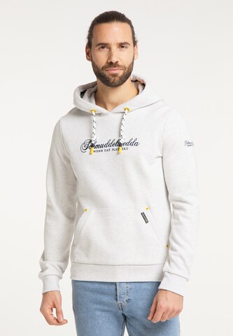 Sweat-shirt Schmuddelwedda en blanc : devant