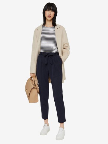ESPRIT Tapered Pleat-Front Pants in Blue